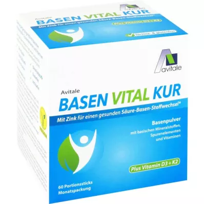 BASEN VITAL KUR más vitamina D3+K2 en polvo, 60 uds