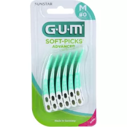 GUM Soft-Picks Advanced mediano, 60 piezas