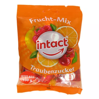 INTACT Sobre de dextrosa, mezcla de frutas, 100 g
