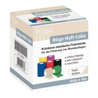 HÖGA-HAFT Banda de fijación de color 6 cmx4 m color piel, 1 ud HÖGA-HAFT Banda de fijación de color 6 cmx4 m color piel, 1 ud