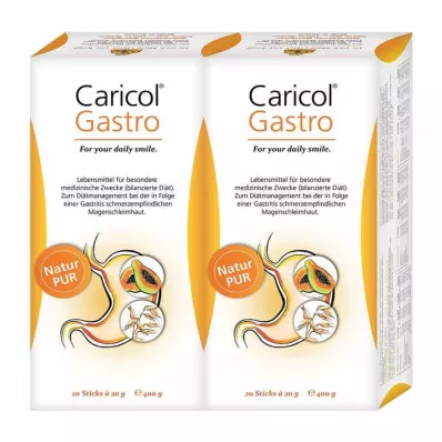 CARICOL Bolsita doble Gastro, 40X21 ml