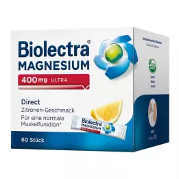 BIOLECTRA Magnesio 400 mg ultra Directo Limón, 60 Cápsulas