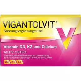 VIGANTOLVIT Vitamina D3 K2 calcio comprimidos recubiertos con película, 30 cápsulas