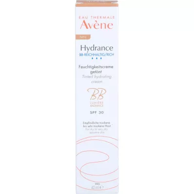 AVENE Hydrance BB crema hidratante rica, con color, 40 ml