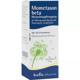 MOMETASON beta spray para la fiebre del heno 50μg/Sp.60 Sp.St, 10 g