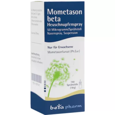 MOMETASON spray beta para la fiebre del heno 50μg/Sp.140 Sp.St, 18 g