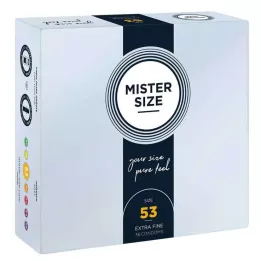 MISTER Preservativos talla 53, 36 unidades