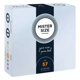MISTER Preservativos talla 57, 36 unidades