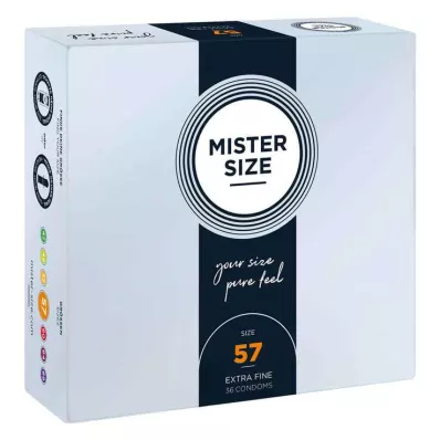 MISTER Preservativos talla 57, 36 unidades