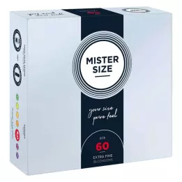 MISTER Preservativos talla 60, 36 unidades