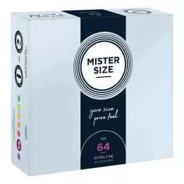 MISTER Preservativos talla 64, 36 unidades