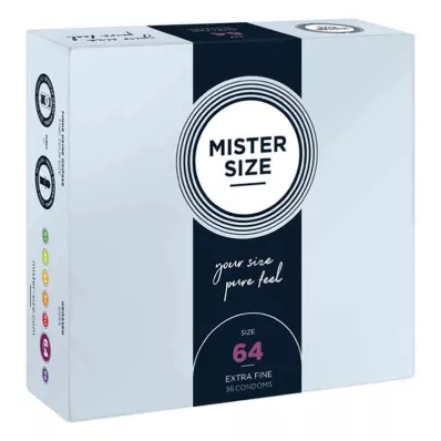Preservativos Mister Size 64 (36 piezas)