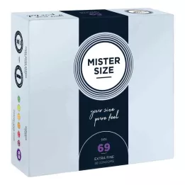 MISTER Preservativos talla 69, 36 unidades