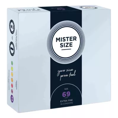 MISTER Preservativos talla 69, 36 unidades