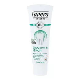 LAVERA Dentífrico Sensitive &amp; Repair con flúor, 75 ml