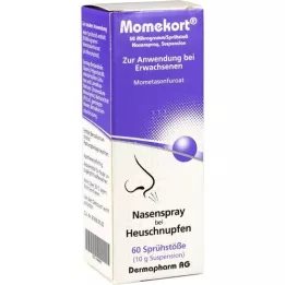 MOMEKORT 50 μg/spray nasal suspensión 60 adultos, 10 g