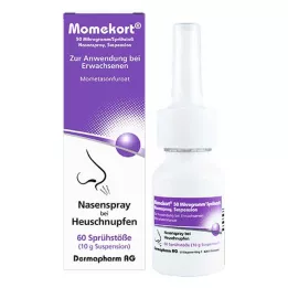 MOMEKORT 50 μg/spray nasal suspensión 60 adultos, 10 g