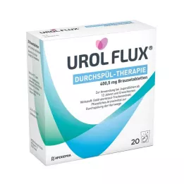UROL FLUX Flush Therapy 400,5 mg Comprimido efervescente, 20 uds