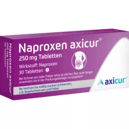 NAPROXEN axicur 250 mg comprimidos, 30 uds