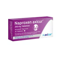 NAPROXEN axicur 250 mg comprimidos, 30 uds