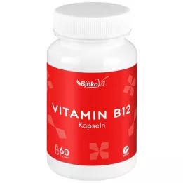 VITAMIN B12 VEGAN Cápsulas 1000 µg Metilcobalamina, 60 uds