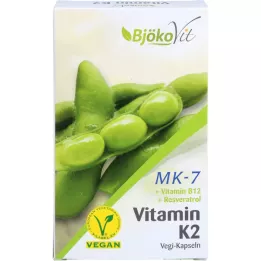 VITAMIN K2 MK7 cápsulas totalmente trans veganas, 60 uds