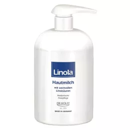 LINOLA Dispensador de leche para la piel, 500 ml