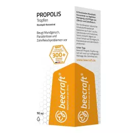 BEECRAFT Gotas de propóleo concentrado para enjuague bucal, 50 ml