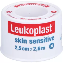 LEUKOPLAST Skin Sensitive 2,5 cm x 2,6 cm con funda protectora, 1 ud