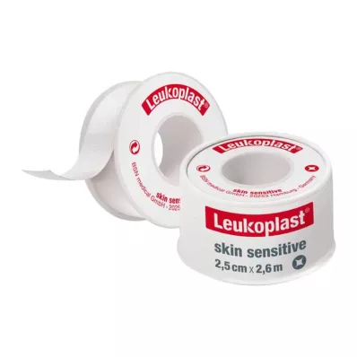 LEUKOPLAST Skin Sensitive 2,5 cm x 2,6 cm con funda protectora, 1 ud