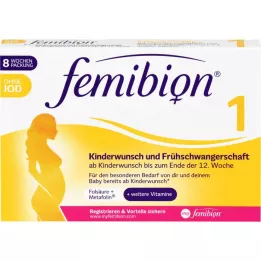 FEMIBION 1 Fertilidad+Embarazo precoz sin comprimidos de yodo, 60 uds