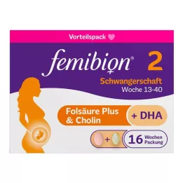 FEMIBION Paquete combinado de 2 embarazos, 2X112 unidades