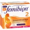 FEMIBION 2 Embarazo+Lactancia sin pastillas de yodo, 2X60 uds