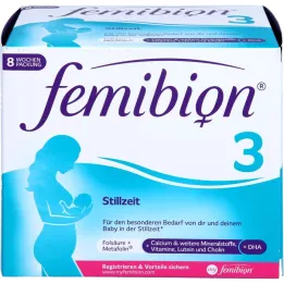 FEMIBION 3 Pack Combinado Lactancia, 2X56 uds