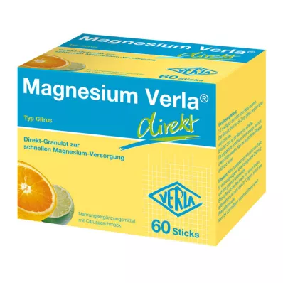 Magnesio Verla gránulos directos cítricos, 60 piezas