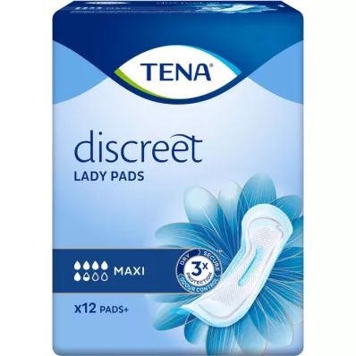 TENA LADY Compresas discretas maxi, 12 unidades