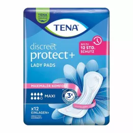 TENA LADY Compresas discretas maxi, 12 unidades