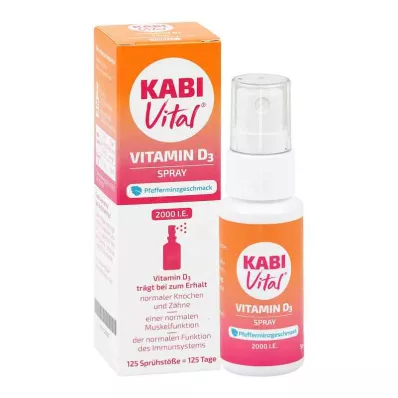 Kabivital 2.000 es decir.D3 Spray Sabor Menta (25 ml)