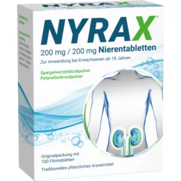 NYRAX 200 mg/200 mg Comprimidos renales, 100 uds