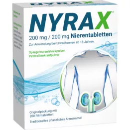 NYRAX 200 mg/200 mg Comprimidos renales, 200 uds