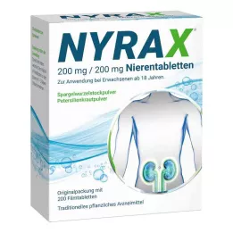 NYRAX 200 mg/200 mg Comprimidos renales, 200 uds