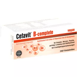 CEFAVIT Comprimidos recubiertos B-completos, 240 unidades