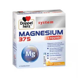 DOPPELHERZ Magnesio 375 Sistema líquido Trinkamp., 30 uds