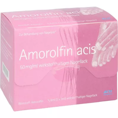 AMOROLFIN acis 50 mg/ml laca de uñas con sustancia activa, 6 ml