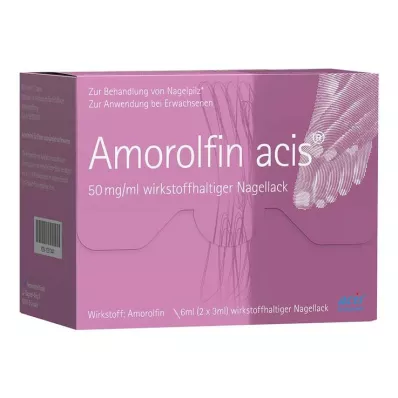 Amorolfin Acis® 50 mg/ml esmalte de uñas activo, 6 ml