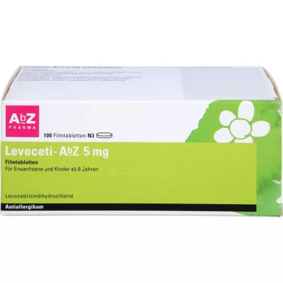 LEVOCETI-AbZ 5 mg comprimidos recubiertos con película, 100 uds