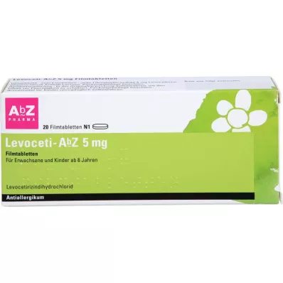 LEVOCETI-AbZ 5 mg comprimidos recubiertos con película, 20 uds