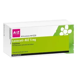 LEVOCETI-AbZ 5 mg comprimidos recubiertos con película, 50 uds