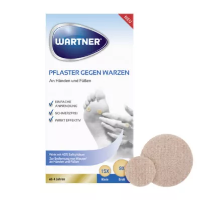 WARTNER Esparadrapo contra verrugas, 24 uds