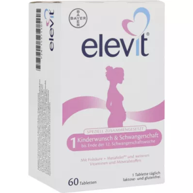 ELEVIT 1 Fertilidad &amp; Embarazo Comprimidos, 1X60 St